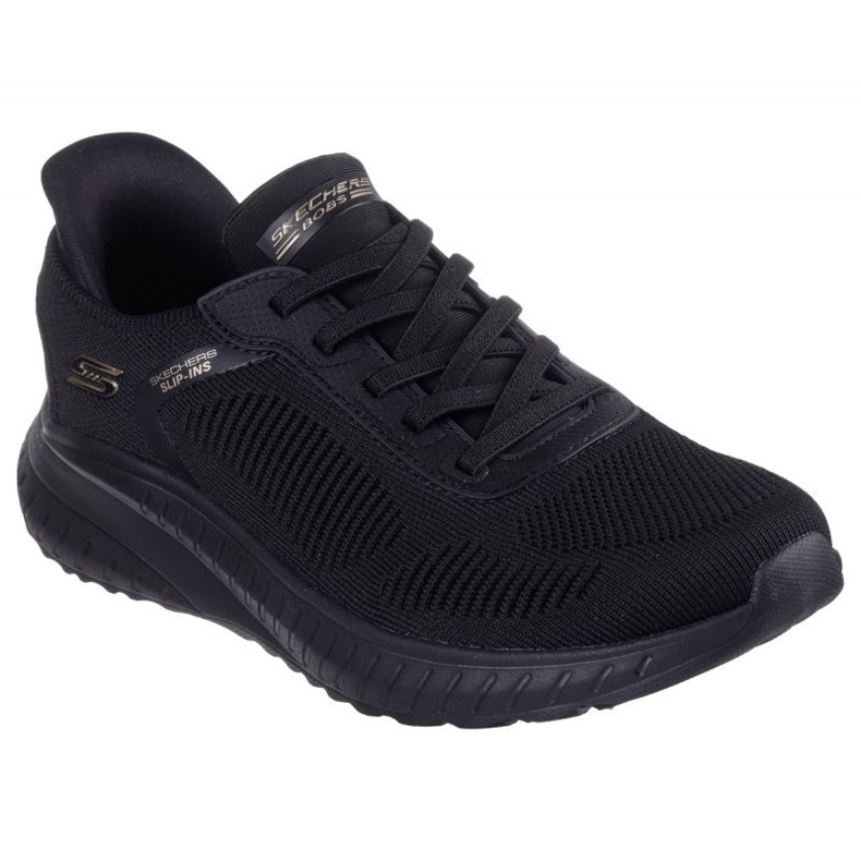 Skechers Slip -in: Bobs Sport Squad Chaos 117497 BBK Chaussures le noir 1