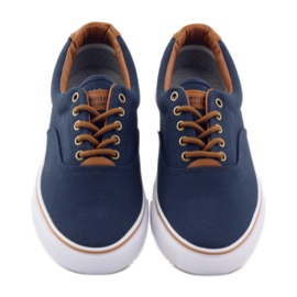 American Club Baskets bleu marine nouées 18-65 brun 4 American Club Baskets bleu marine nouées 18-65 brun 4