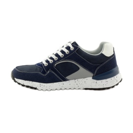 American Club baskets américaines 703039 blanc bleu marine 2