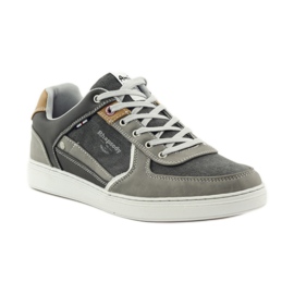 American Club Grey American 703021 chaussures de sport grises pour hommes brun 1
