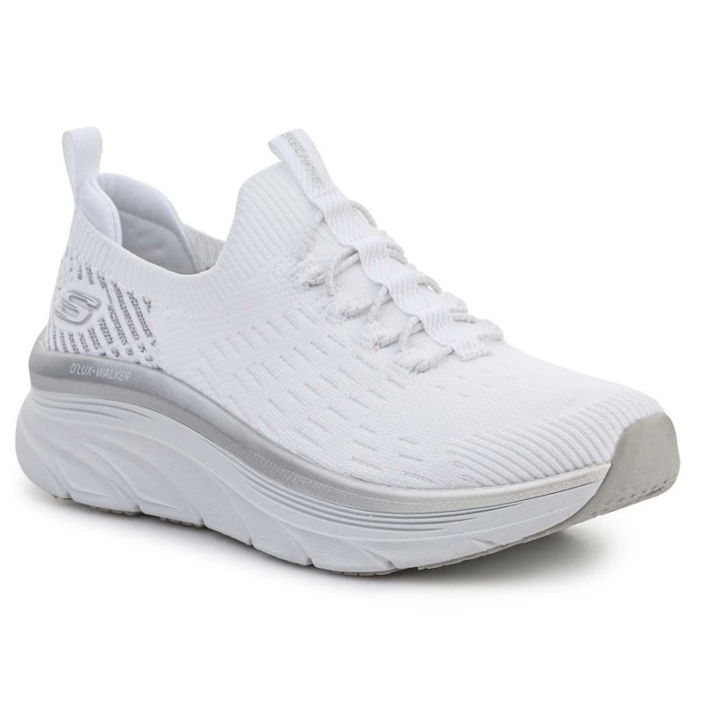 Chaussures Skechers D'Bux Walker Laissez-le briller 149366-WSL blanche 1