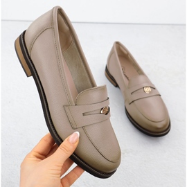 Cambell Chaussures en cuir, femme beige des femmes 00664 1