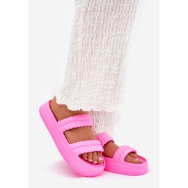 S.Barski Pantres femmes en mousse Light Women sur la plate-forme S. Barski ZK51-001 Fuchsia rose 1