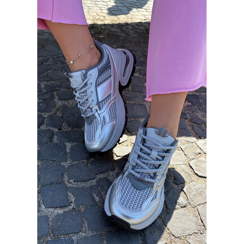 Sneakers féminins Big Star RR274A193 Gray gris 2