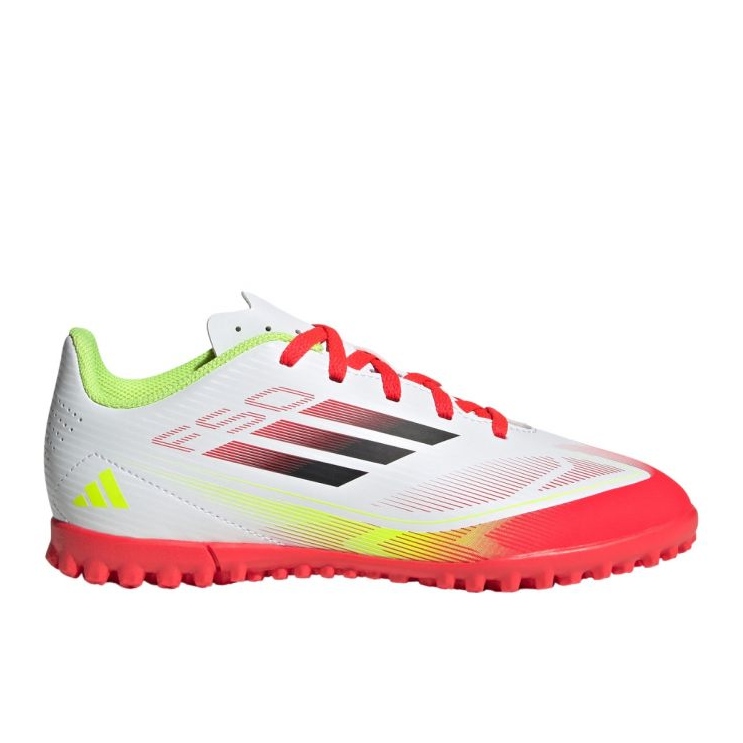 Adidas F50 Club TF IE3732 Chaussures de football blanches 1 Adidas F50 Club TF IE3732 Chaussures de football blanches 1