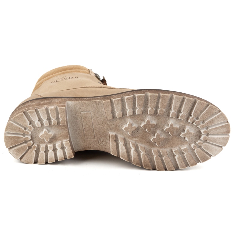 Olivier Bottes en cuir pour femmes, bottes d'hiver isolées, 365BB, beige 4 Olivier Bottes en cuir pour femmes, bottes d'hiver isolées, 365BB, beige 4