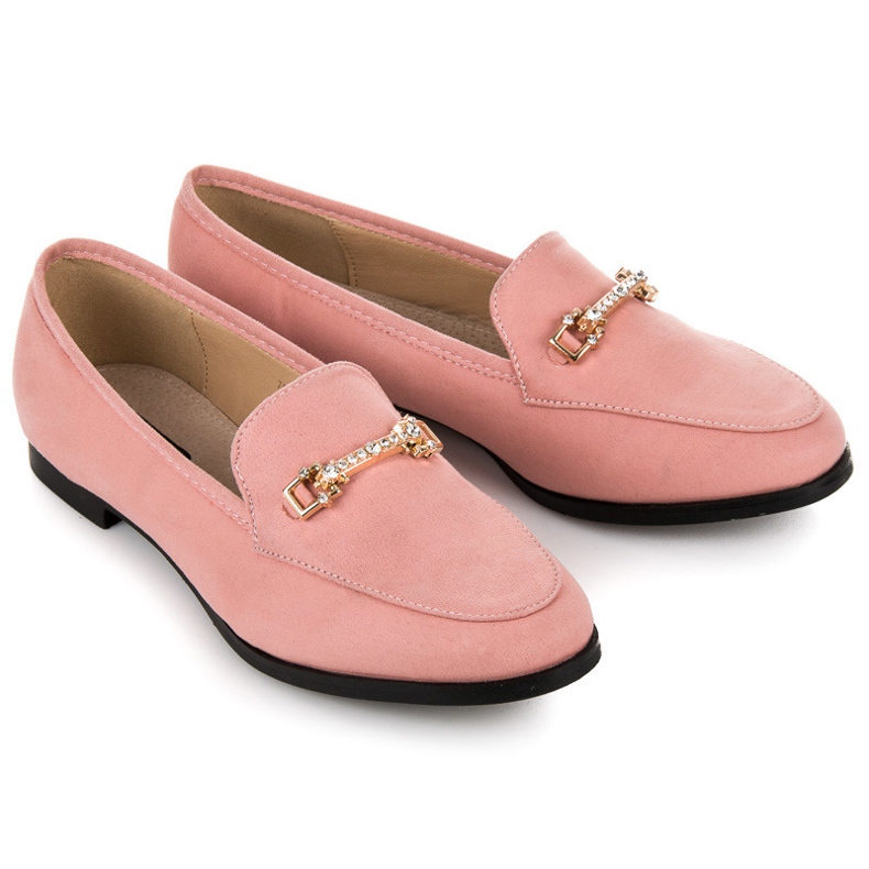 Vices Chaussures en daim rose 1