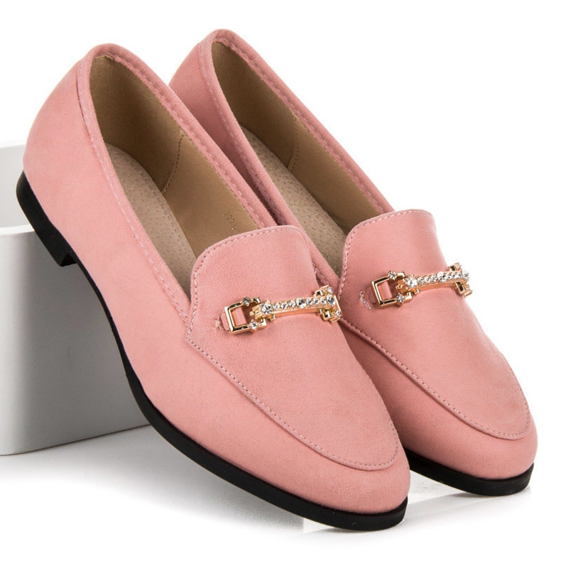 Vices Chaussures en daim rose 2
