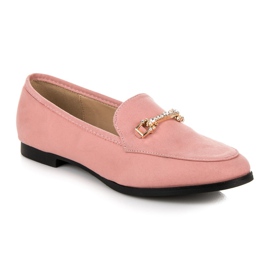 Vices Chaussures en daim rose 3