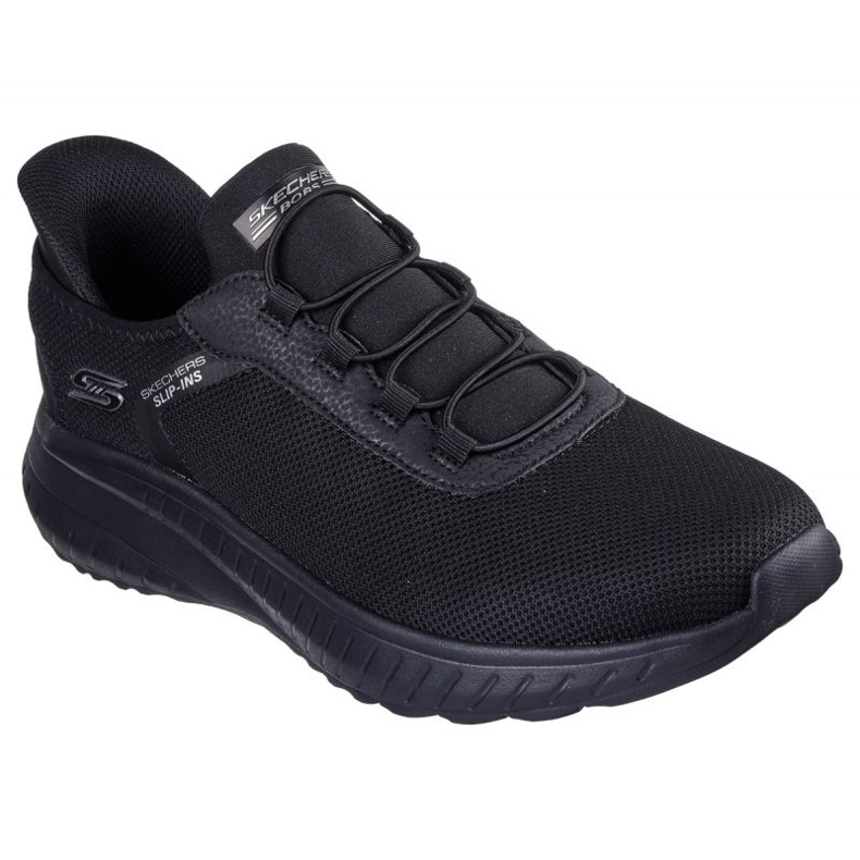 Skechers Slip -in: Bobs Sport Squad Chaos 118303 BBK Chaussures le noir 1
