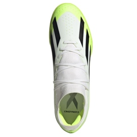 Adidas x crazyfast.3 tf id9337 chaussures blanche 2