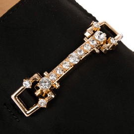 Vices Chaussures en daim le noir 1