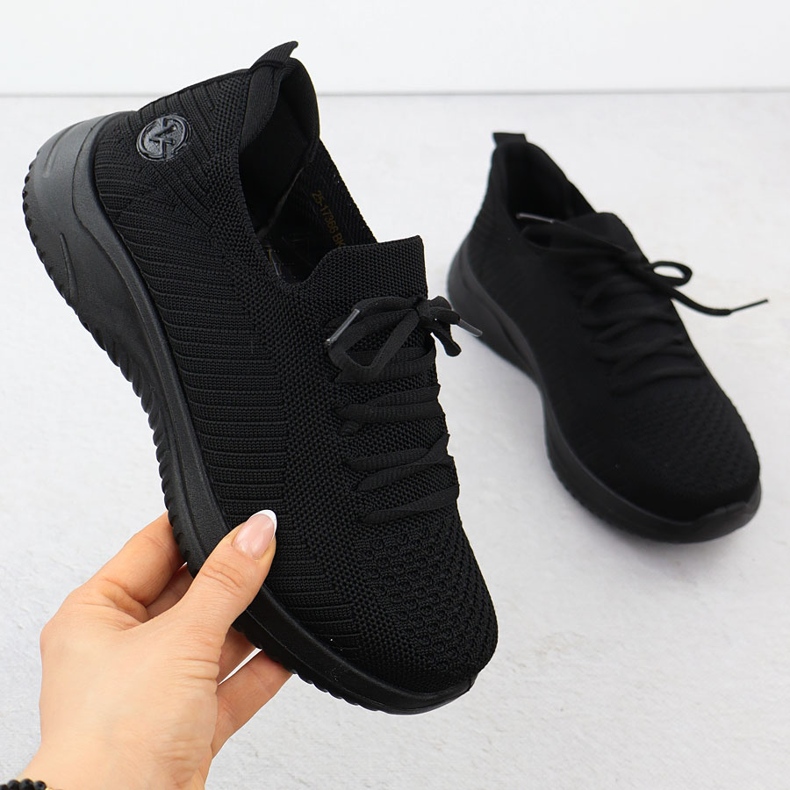 Vinceza gris féminin 17366 Chaussures sportives féminines noir 1