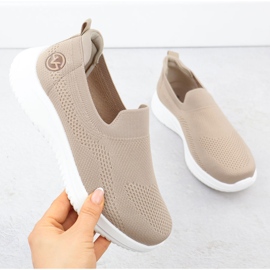 Les chaussures de sport pour femmes ont glissé Beige Vinceza 17367 1