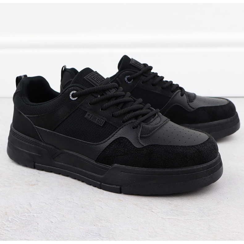 Big Big Star masculin RR174606 Chaussures de sport pour hommes noir 1