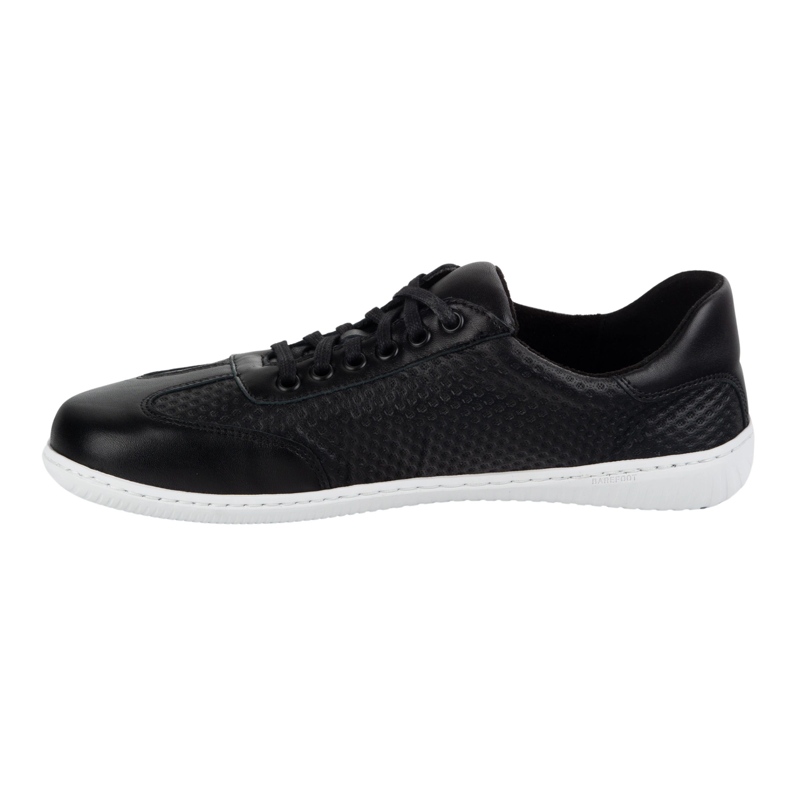 Olivier Chaussures en cuir minimaliste pour hommes aux pieds nus 0742wk pressé noir 1