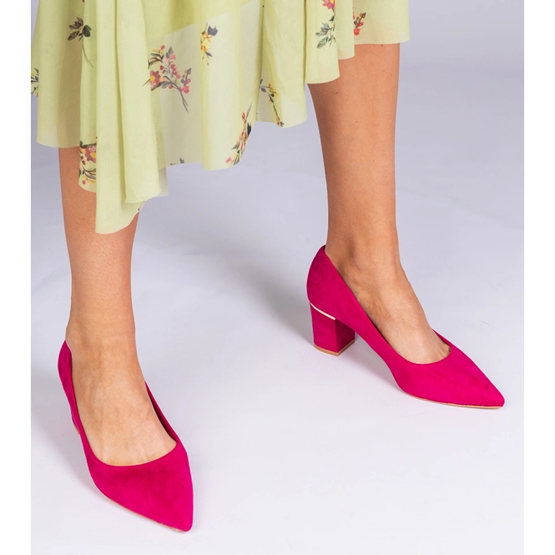 Pompes pour femmes roses d'Ekozamszu 1 Pompes pour femmes roses d'Ekozamszu 1