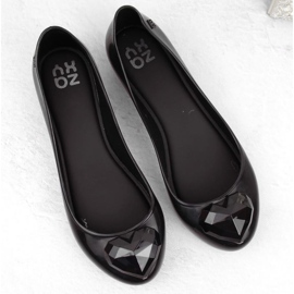 Ballerines parfumées confortables Zaxy W INT2007B, noir le noir 8