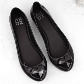 Ballerines parfumées confortables Zaxy W INT2007B, noir le noir 15