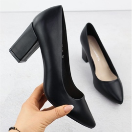 Pumps pour femmes sur le post Black Sergio Leone PB414 le noir 1