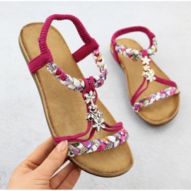 Sandales confortables pour femmes Artiker Pink 56C1314 rose 1 Sandales confortables pour femmes Artiker Pink 56C1314 rose 1