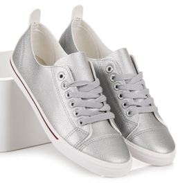 Seastar Baskets nouées argentées gris 1