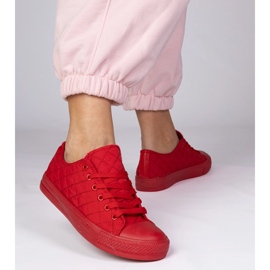 Baskets monteuses classiques rouges 2