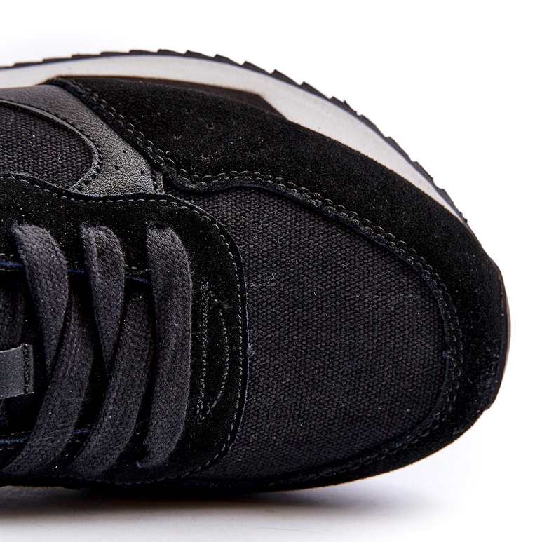 Baskets pour hommes système de mousse à mémoire de forme Big Star NN174350 noir 2