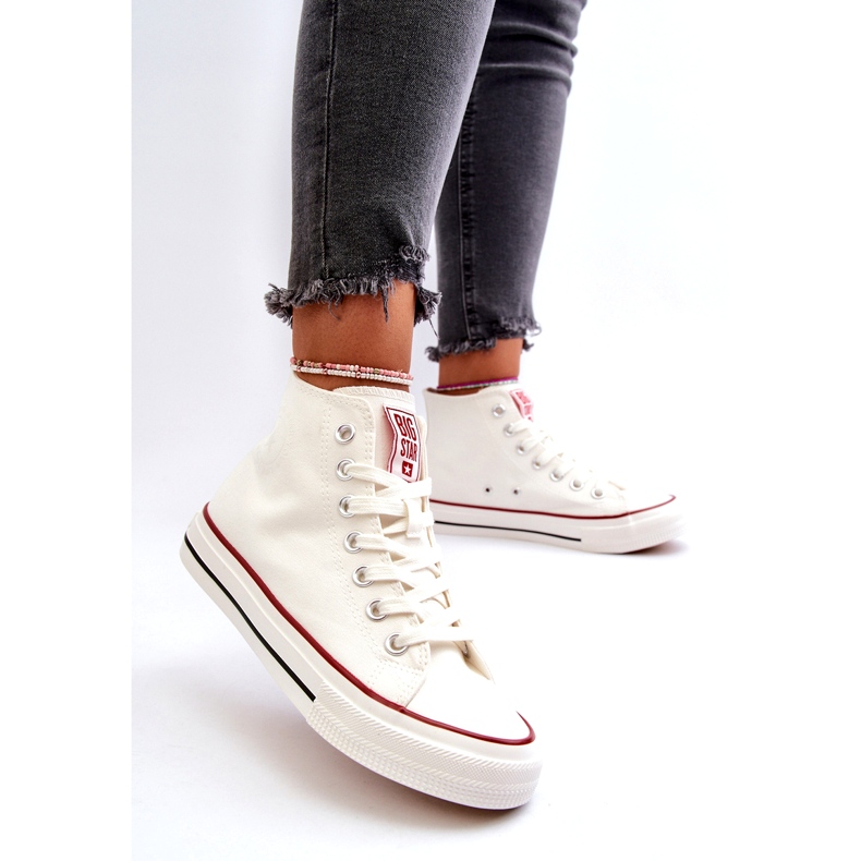 Big Big Star des femmes NN274276 Sneakers pour femmes blanche 3 Big Big Star des femmes NN274276 Sneakers pour femmes blanche 3