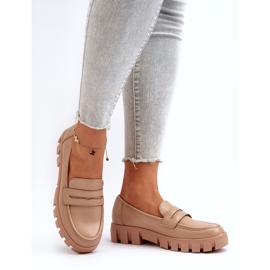 Vinceza Mandis en cuir Eco pour femmes insert beige en cuir 1