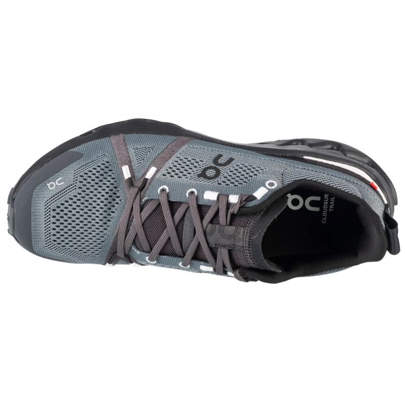 On Running En cours d'exécution Cloudsurfer Trail 3ME10110264 DK.GREY gris 2
