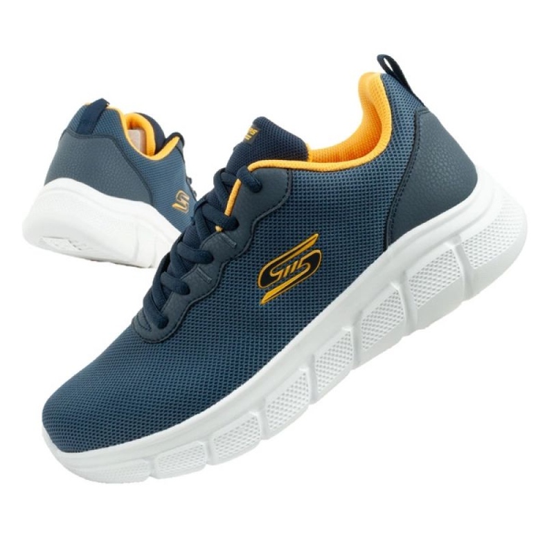 Skechers bobs b flex icy edge 118109 / nvy chaussures bleu 1