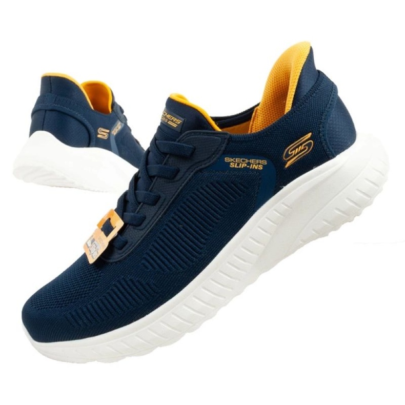 Skechers bobs squad chaos 118312 / nvy chaussures bleu 1