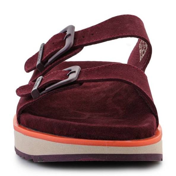 D.FRANKLIN Flip Flops Nordic Sandal Backle DFSH405004-Burg rouge 2