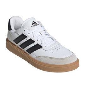 Chaussures adidas Courtblock JS4116 blanche 1