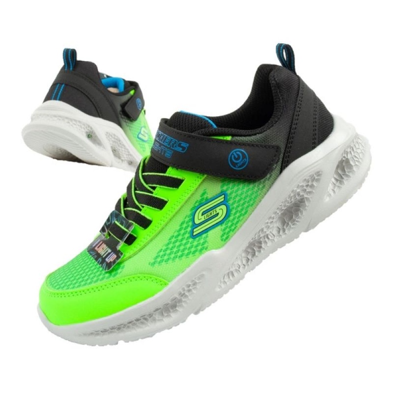 Skechers S Lights-Metereor 401495L / BBLM Chaussures vert 1