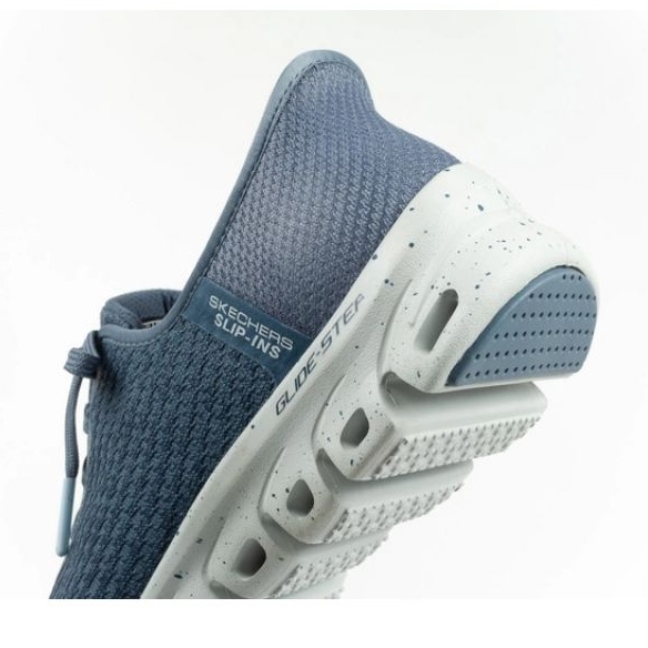 Skechers Glide-Step 104571 / Slt Chaussures avec une membrane bleu 2