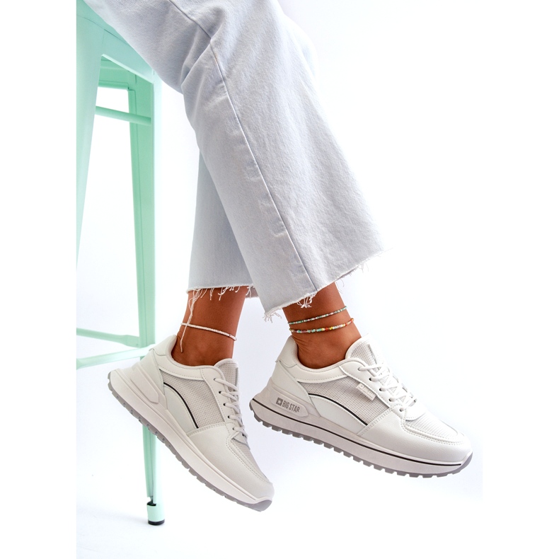 Baskets Big Star pour femmes NN274A089 Blanc blanche 4