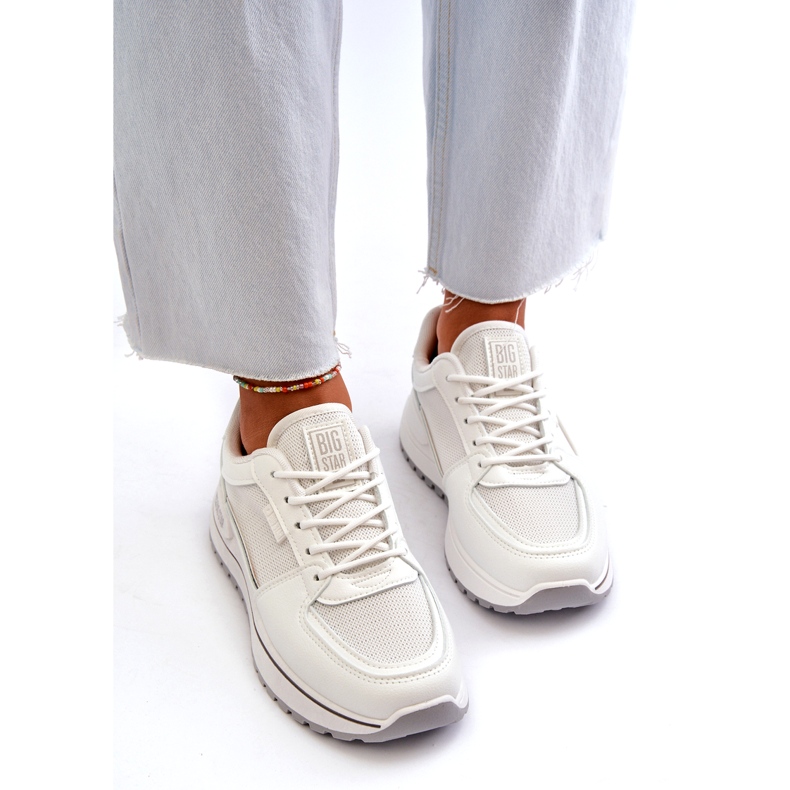 Baskets Big Star pour femmes NN274A089 Blanc blanche 3