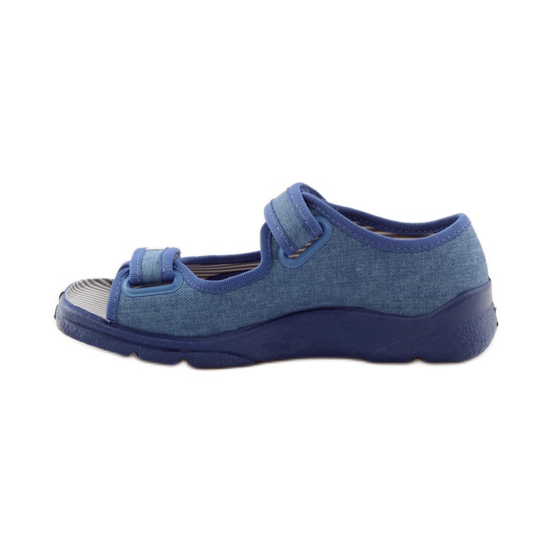 Sandales, chaussons Befado 113y010 bleu 2