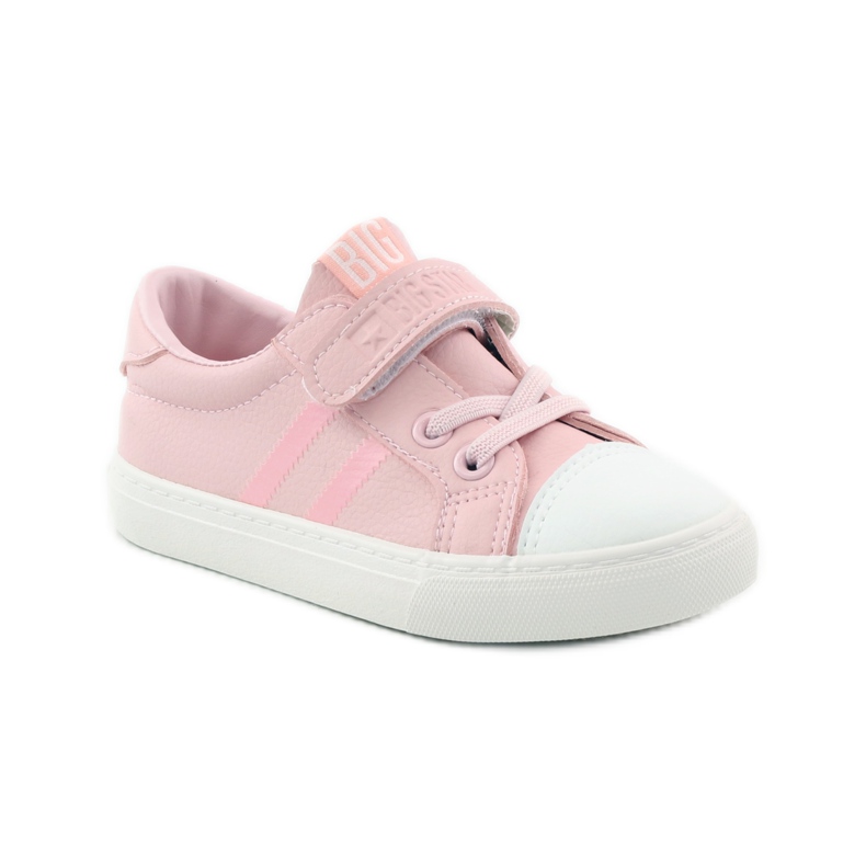 Baskets de sport Big Star 374038 roses blanche 1