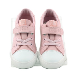 Baskets de sport Big Star 374038 roses blanc 4