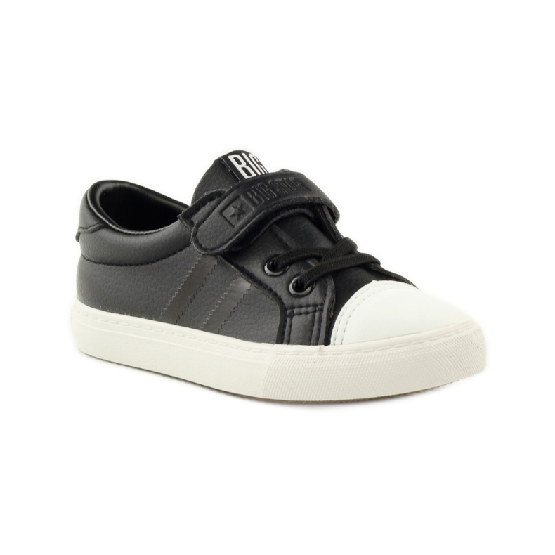Big star 374039 baskets de sport noires blanc 1