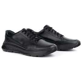 Olivier 928ma chaussures en cuir noir noir décontractées le noir 2