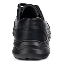 Olivier 928ma chaussures en cuir noir noir décontractées le noir 6