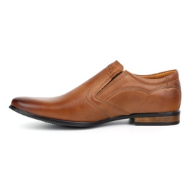 Olivier Chaussures formelles en cuir masculin 1035 BRAF BUF brun 1