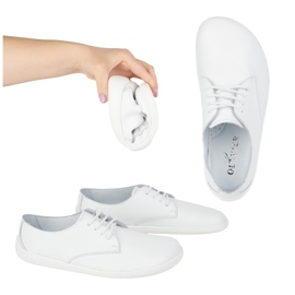 Olivier Femmes aux pieds nus baskets minimalistes 1288pol blanc blanche 1