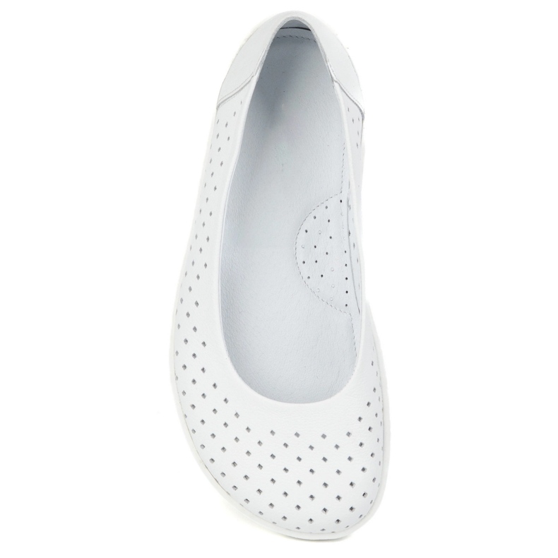 Olivier Slip minimaliste aux pieds nus des femmes -Un Openwork 1771pol White blanche 1