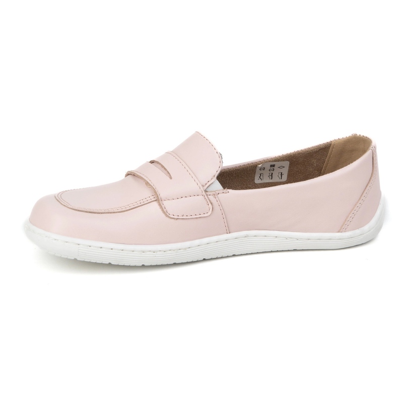 Olivier Barefoot Elegant Women's Minimalist Le cuir Modafers 1280 Powder Pink rose 1