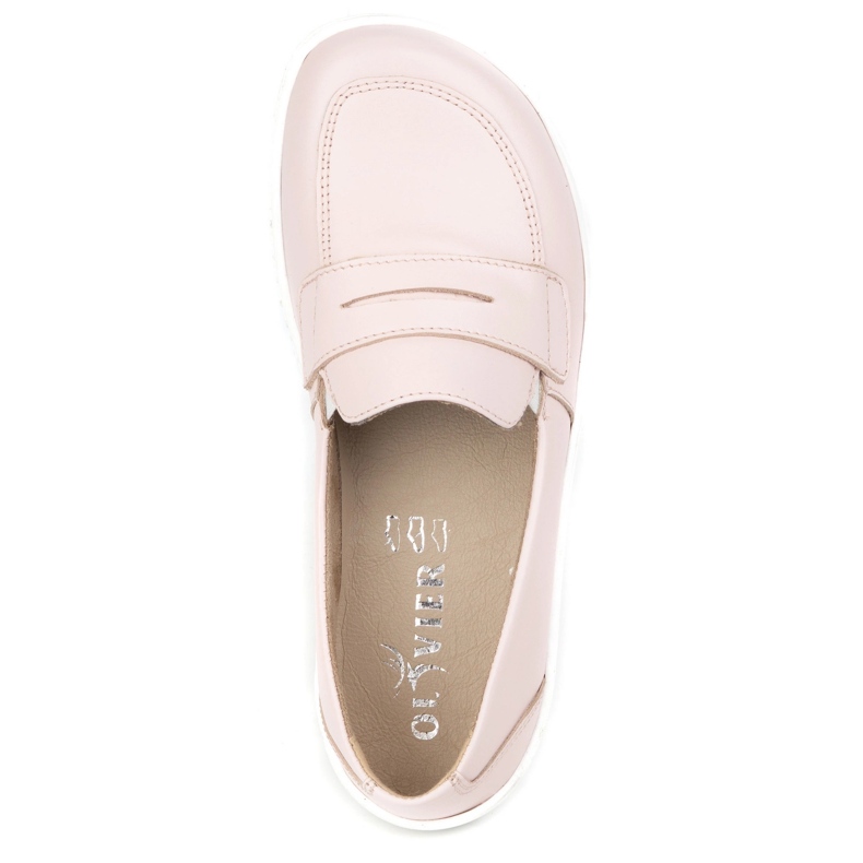 Olivier Barefoot Elegant Women's Minimalist Le cuir Modafers 1280 Powder Pink rose 4
